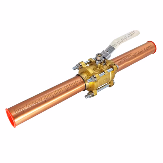 医療用酸素分離真鍮ボールバルブ ロック可能なラインバルブ 酸素クリーン用の延長プラグ付き医療用遮断ボールバルブ