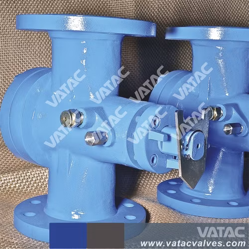 鋳造炭素鋼 A216 Wcb フルジャッキ スリーブ付きプラグ バルブ